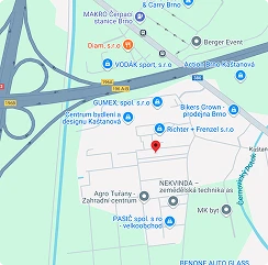 Mapa Zelárna